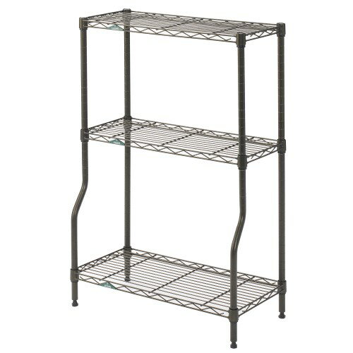 ガーデンラック3段60W GR6090BD-3 ホワイト 幅59.5×奥行29.5×高さ90.5cm ルミナス スチールラック/メタ..