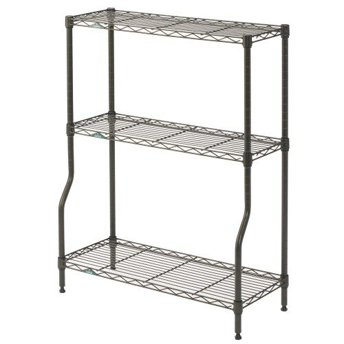 ガーデンラック3段70W GR7090BD-3 ダークグリーン 幅69.5×奥行29.5×高さ90.5cm ルミナス スチールラッ..