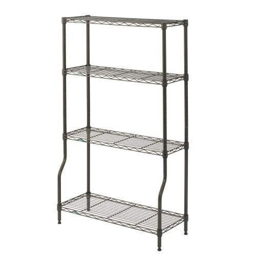 ガーデンラック4段70W GR7012BD-4 ダークグリーン 幅69.5×奥行29.5×高さ121.5cm ルミナス スチールラッ..