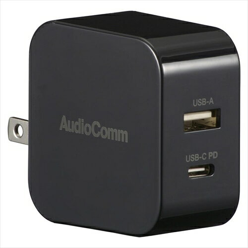USBチャージャー 65WPD対応USB-C+USB-A MAV-AP265N AudioComm ACアダプター USB充電 USBチャージャー 充電器 AC充電器 ohm 黒 USBチャージャー 65WPD対応USB-C+USB-A MAV-AP265N AudioComm ACアダプター USB充電 USBチャージャー 充電器 AC充電器 ohm 黒