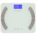 体重体組成計 バックライト付 ホワイト HB-KG12R1 OHM 体...(4)