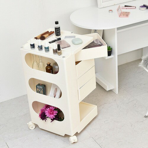 REP ドロワーワゴン RELS0219PLIVR アイボリー 4ドロワー B.Bファニシング リビング収納 キッチン収納 ..