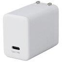 GaN 65W PD Type-C 1ポート充電器 JYU-ACU06W ホワイト Nakabayashi ナカバヤシ コンセント 充電 USB タップ typ...