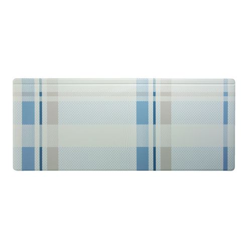 拭けるキッチンマット 50×252cm チェック DCM DCM キッチンマット