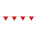 トラロープと三角旗の組み合わせで、注意喚起力が大幅にアップします。 三角旗寸法(mm):240×280。内容:キケン。摘要:半透明ロープ10mに旗10枚付・ヒモ太さ3mmΦ。 使用用途を守ってご使用ください。日時指定はお受けできません。