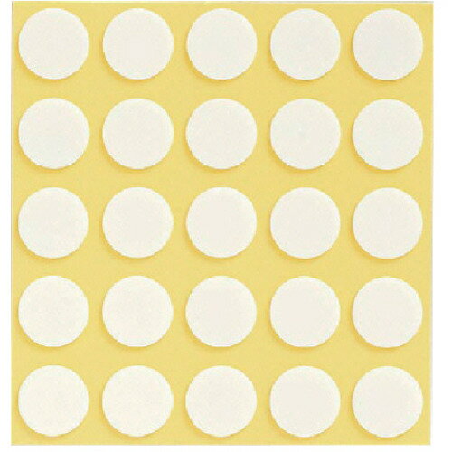 発泡両面テープ丸型15φ(100個1組) 発泡ポリエチレン 863361 ユニット テープ用品 工業用・プロ用両面テ..