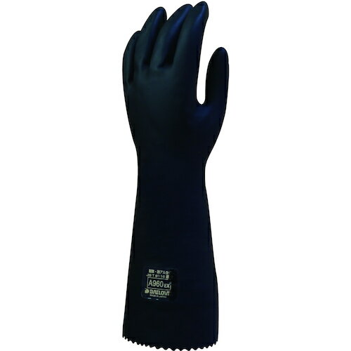 耐酸・耐アルカリ化学防護手袋 ダイローブA960EX(L) DA960EXL DAILOVE DAILOVE 手袋 耐薬品・耐溶剤手袋