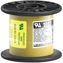 UL耐熱ビニル絶縁電線 UL1007 AWG26 100M 黄 UL1007AWG26100MYL KYОWA KYОWA 電設機器 電線