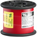 UL耐熱ビニル絶縁電線 UL1007 AWG22 100M 赤 UL1007AWG22100MRD KYОWA KYОWA 電設機器 電線