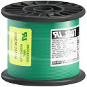 UL耐熱ビニル絶縁電線 UL1007 AWG22 100M 緑 UL1007AWG22100MGR KYОWA KYОWA 電設機器 電線
