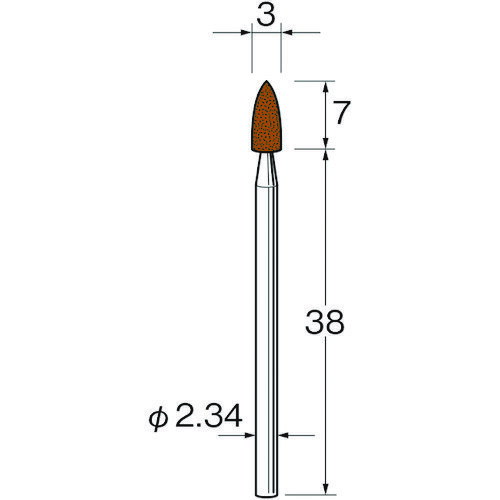 軸付シリコンゴム砥石外径(mm):3粒度(#):320 R1011 リューター リューター 電動工具 軸付砥石
