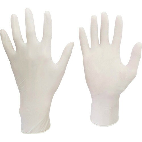 天然ゴムディスポ手袋 Lサイズ (100枚入) VERTE600NL ミドリ安全 作業手袋 使い捨て手袋