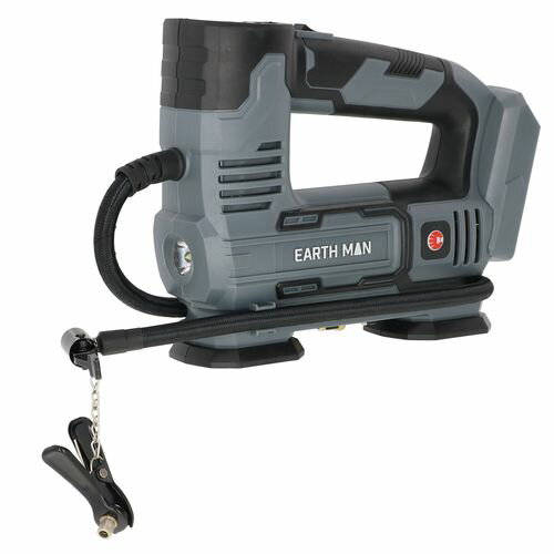 SHARE-LINK18V充電式エアーポンプ SL-AP1030-A EARTH MAN 空気入れ タイヤ 自動車 自転車 ボール 浮き輪 ビニール