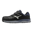 オールマイティ HWII 22L F1GA240109245 ブラック×ホワイト 24.5cm ミズノ MIZUNO 安全靴 ワークシューズ 丈夫 かっこいい ...