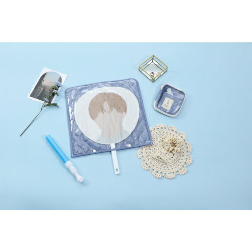 推し活 2種セット ブルー 39281 ブルー 不二貿易 推し活 推し活収納 グッズ収納 ライブグッ ...