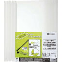 レールファイル ハッサム 白 (10冊入) 50210WHITE 白 キングジム オフィス・住設用品 文房具 ファイル クリアファイル