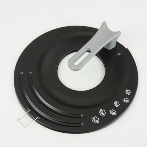 にゃんこれ スタンド式パンカバー18〜22cm RE-7515 ブラック（肉球柄） 和平フレイズ 和平フレイズ キ..