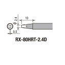 替こて先 2.4D型 RX-80HRT-2.4D 交換部品 グット 作業工具 goot はんだ ハンダ 半田ゴテ 半田鏝