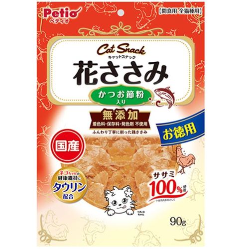 キャットSNACK 花ささみ かつお節粉入り 90g ペティオ 猫 スナック 海産物