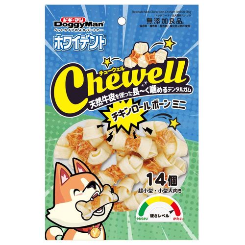 ホワイデント Chewell チキンロールボーンミニ 14個 Chewell 犬 スナック ガム