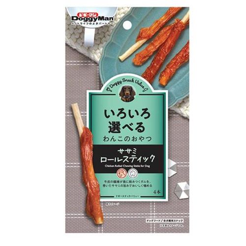 ドギースナックバリュー ササミロールスティック 4本 DSV 犬 スナック 巻き