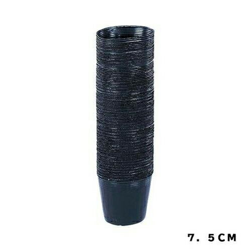 ポリ鉢 丸100P 黒 7.5cm 明和 園芸用品 ガーデニング ガーデニング用品 農業資材 農業用品 育苗資材 育苗