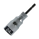 電動ドリル用強替軸ソケット(40V対応) ESK-24TS 24mm TOP 先端工具 インパクト ソケット ビット チャック