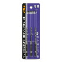 六角シャンク鉄工ドリル3本セット ETD-3.0-3S 3.0mm TOP 先端工具 鉄工用ドリル ステンレス