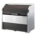 ゴミ収集庫 クリーンストッカー 木目調仕様 CKS-1307-MS 前扉パンチング穴あり 奥行750mm 幅1300mm ダイケン DAIKEN ゴミステーショ...
