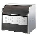 ゴミ収集庫 クリーンストッカー 木目調仕様 CKS-1309-MS 前扉パンチング穴あり 奥行900mm 幅1300mm ダイケン DAIKEN ゴミステーショ...