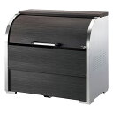 ゴミ収集庫 クリーンストッカー 木目調仕様 CKS-1307-MS2 前扉パンチング穴なし 奥行750mm 幅1300mm ダイケン DAIKEN ゴミステーシ...