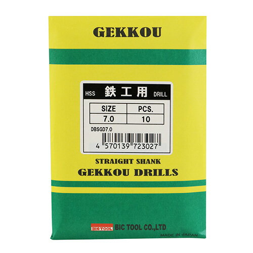 Ŵ���ѷ���ɥ�� 10���� �ݼ� DBSGD7 7.0mm �ӥå����ġ��� ��ü���� BICTOOL ����ɥ�� GEKKOU