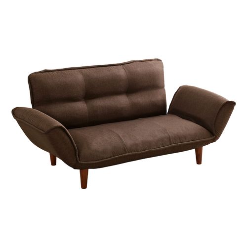 コンパクトカウチソファ【Thun-トゥーン-】日本製 SH-07-THN--BR---LF2 ブラウン 2人掛け ホームテイス..