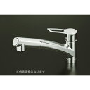 流し台用シングルレバー式混合栓(撥水) KM5021ZTHS KVK 水栓 混合栓 水道用品 住宅設備 浴室水栓 シングル混合栓