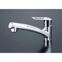 流し台用シングルレバー式混合栓(eレバー)(撥水) KM5021TECHS KVK 水栓 混合栓 水道用品 住宅設備 キッチン シングルレバー