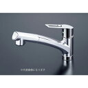 流し台用シングルレバー式混合栓(eレバー)(撥水) KM5021ZTECHS KVK 水栓 混合栓 水道用品 住宅設備 キッチン シングルレバー