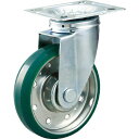 ハイテンプレス製ウレタン車 自在金具付 HTTUJ150 車輪径:150mm TRUSCO