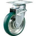 ハイテンプレス製ウレタン車 自在S付金具付 HTTUJB150 車輪径:150mm TRUSCO