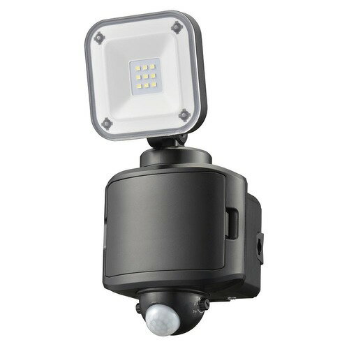 防犯センサーライト 乾電池式 LS-B40W1 1灯 monban センサーライト 防犯 電池式 フラッシュ