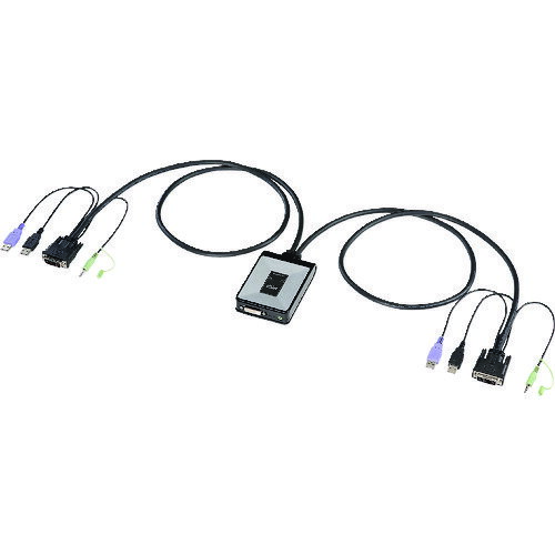 パソコン自動切替器(2:1) SWKVM2DUN SANWA OA用品 周辺機器