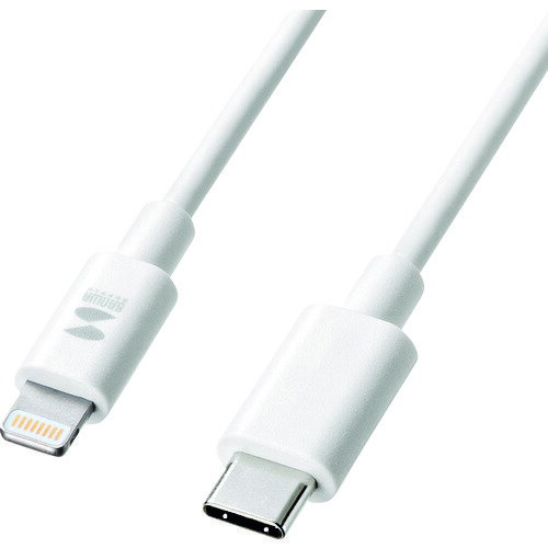 ライトニング-TypeCケーブル 1m KBIPLC10W SANWA OA用品 ケーブル ライトニング-TypeCケーブル 1m KBIPLC10W SANWA OA用品 ケーブル