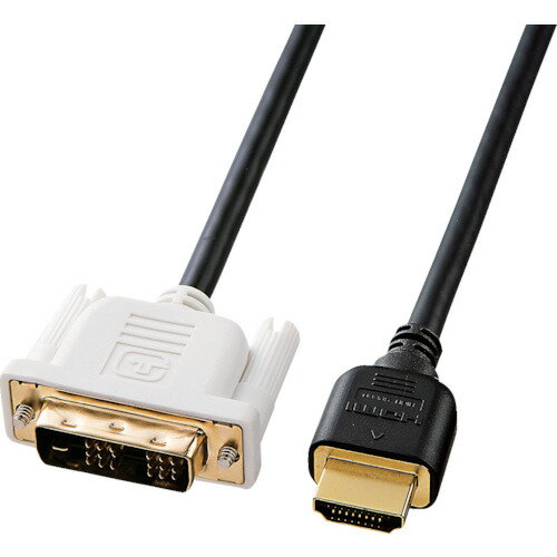 HDMI変換ケーブルブラック ケーブル長3m KMHD2130K SANWA 電設配線部品 LANケーブル