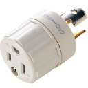 引掛→3P(ノーマル)変換アダプタ TAPAD4N SANWA OA用品 OAタップ(2)