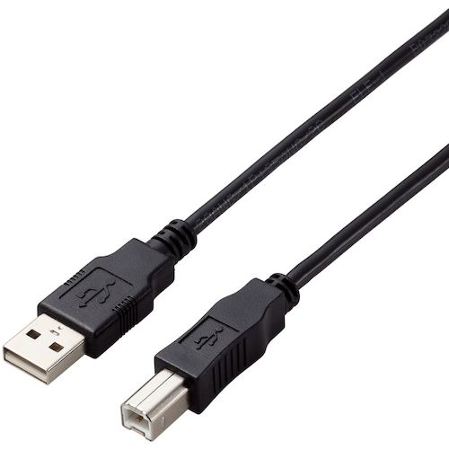 USB2.0ケーブル A-Bタイプ 仕様固定 1m ブラック U2CAB10BKID エレコム OA用品 ケーブル USB2.0ケーブル A-Bタイプ 仕様固定 1m ブラック U2CAB10BKID エレコム OA用品 ケーブル