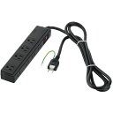2/3ピン式電源タップ 4+4個口 雷サージ防止/集中スイッチ付 2m BSTAPSDC820BK バッファロー 電気・電子部品 電源装置