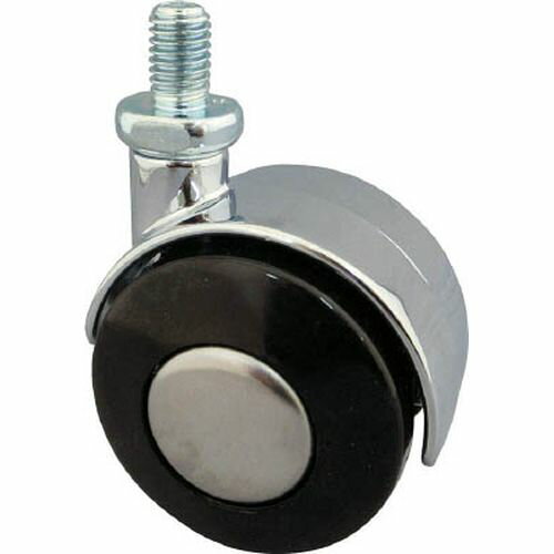 ねじ込み双輪キャスター 40径 自在ボルト M8x1．25 U40BM8XP1.25_4344 ねじT:M8 トーシン