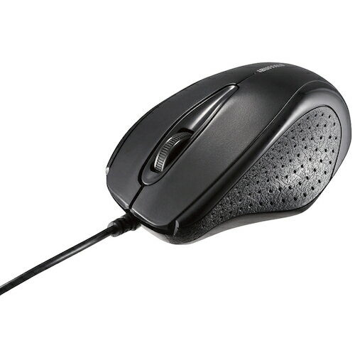 有線IR LEDマウス 3ボタンタイプ 簡易パッケージモデル 黒 BSMRU21BKZ バッファロー OA用品 マウス