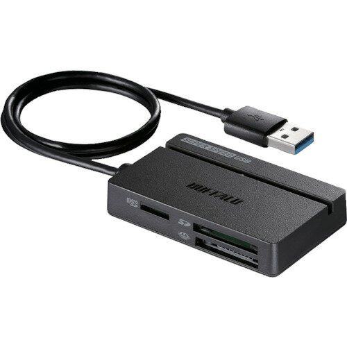 USB3.0 マルチカードリーダー スタンダード BSCR100U3BK バッファロー OA用品 メモリ USB3.0 マルチカードリーダー スタンダード BSCR100U3BK バッファロー OA用品 メモリ