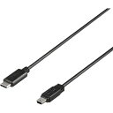 USB2.0ケーブル C-miniB 1m ブラック BU2CMN10BK バッファロー OA用品 ケーブル(2)