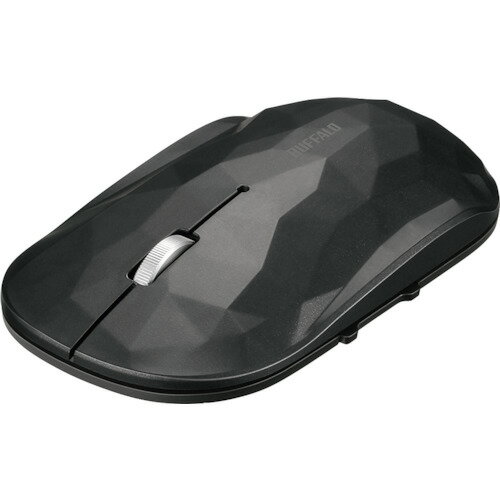 薄型 5ボタン Bluetooth BlueLEDマウス ジオメトリー 黒 BSMBB530GBK バッファロー OA用品 マウス